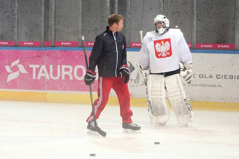 Ice Hockey. Poland national team. Training. 20.08.2018