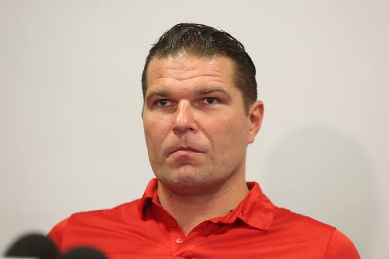 Ice Hockey. Poland national team. Press Conference. 21.08.2018