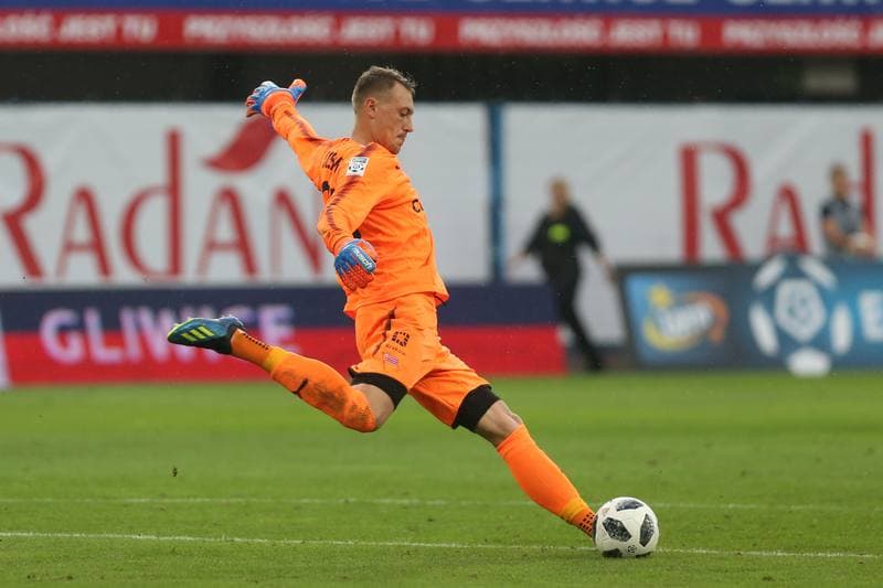 Football. Lotto Ekstraklasa. Piast Gliwice - Cracovia Krakow. 24.08.2018
