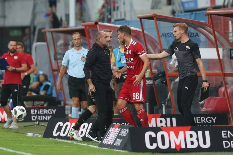 Football. Lotto Ekstraklasa. Piast Gliwice - Cracovia Krakow. 24.08.2018
