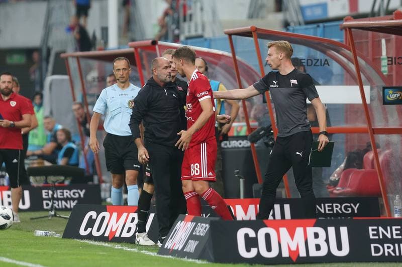 Football. Lotto Ekstraklasa. Piast Gliwice - Cracovia Krakow. 24.08.2018