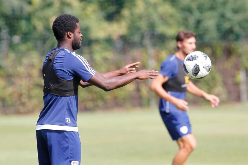 Football. Piast Gliwice. Training. 30.08.2018