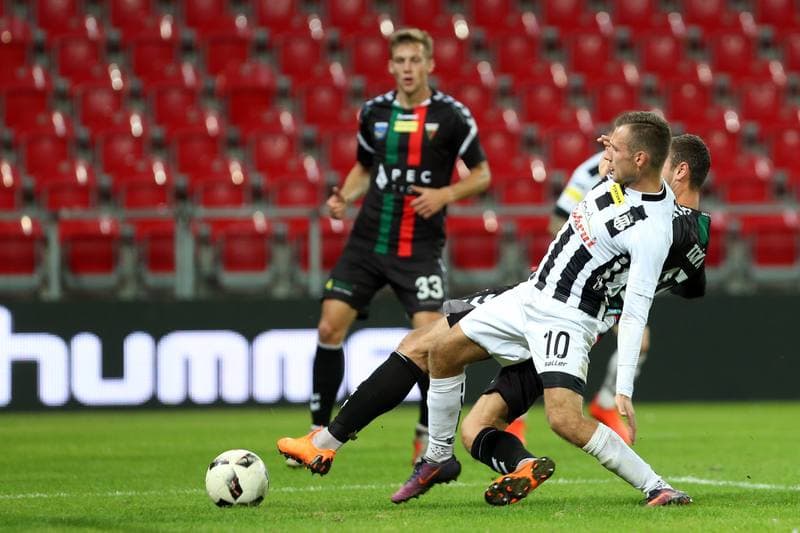 Football. Fortuna I Liga. GKS Tychy - Sandecja Nowy Sacz. 06.10.2018