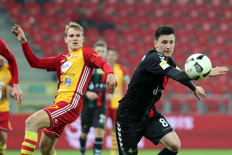 Football. Fortuna I Liga. GKS Tychy - Chojniczanka Chojnice. 02.11.2018