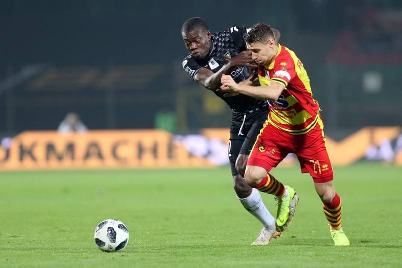 Football. Lotto Ekstraklasa. Zaglebie Sosnowiec - Jagiellonia Bialystok. 05.11.2018