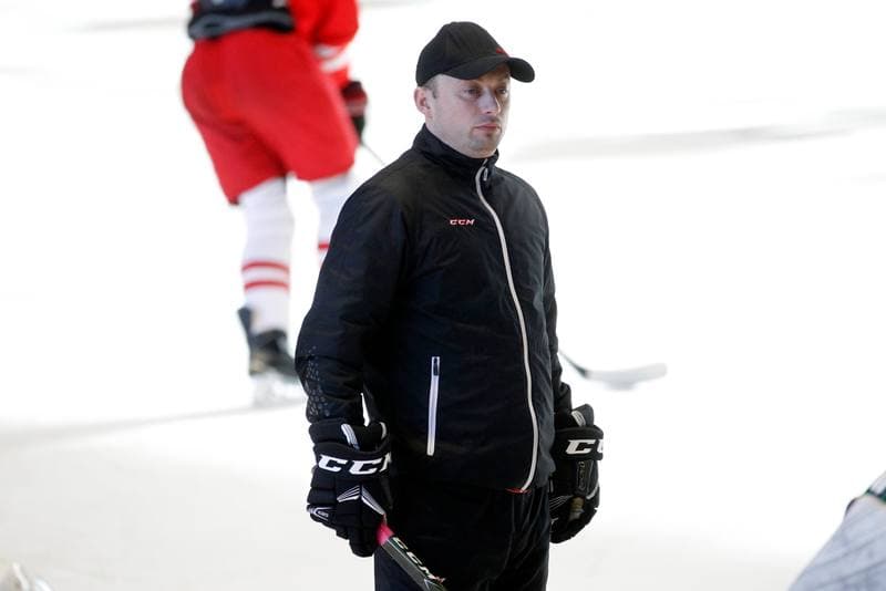 Ice Hockey. Poland U20. Training. 06.11.2018