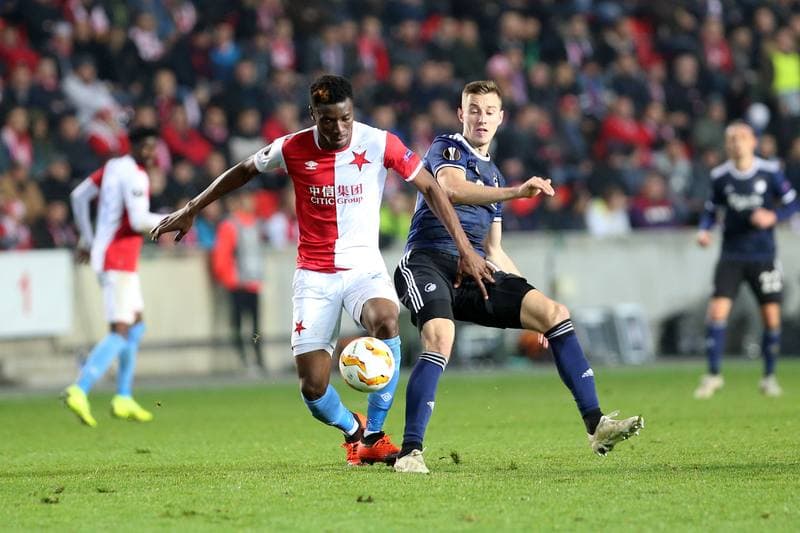 Football. UEFA Europa League. Slavia Prague - FC Copenhagen. 08.11.2018