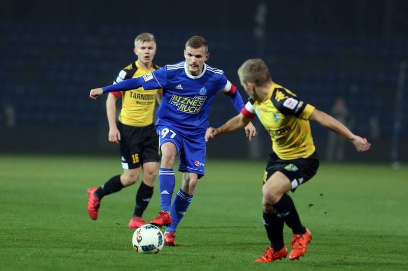 Football. II Liga. Ruch Chorzow - Siarka Tarnobrzeg. 10.11.2018