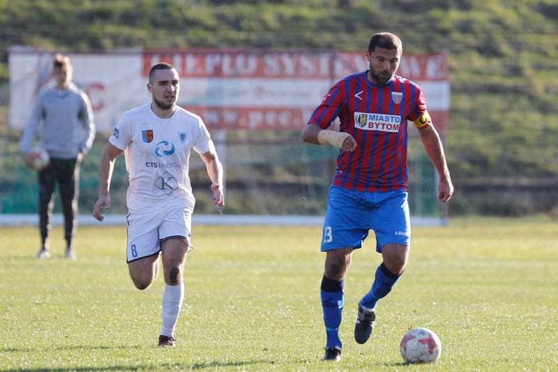 Football. Haiz IV Liga. Polonia Bytom - Slask Swietochlowice. 17.11.2018