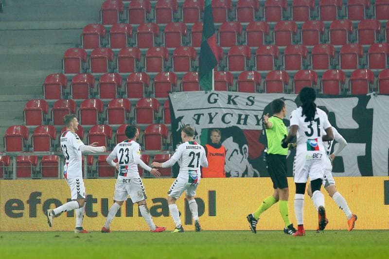 Football. Fortuna I Liga. GKS Tychy - GKS Katowice. 24.11.2018