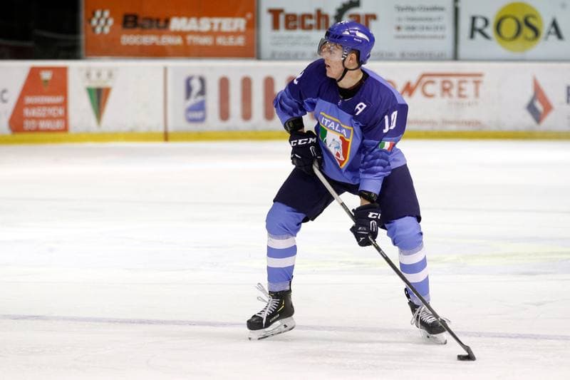 Ice Hockey. U20 World Championship Division I. Italy - Slovenia. 08.12.2018