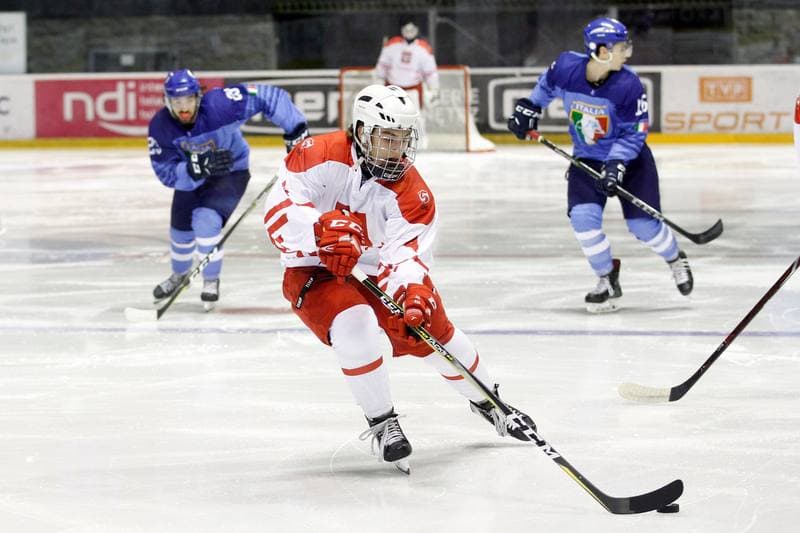 Ice Hockey. U20 World Championship Division 1B. Poland - Italy. 09.12.2018
