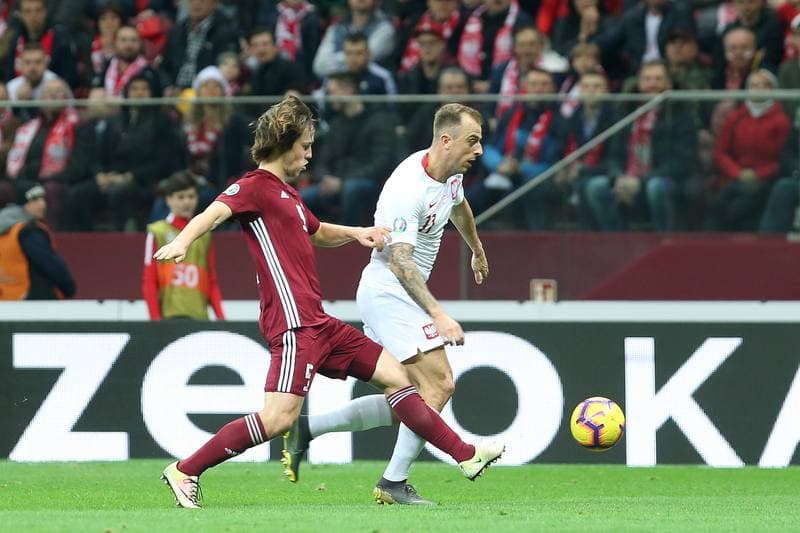 Football. Euro 2020 Qualifiers. Poland - Latvia. 24.03.2019