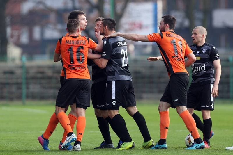 Football. Fortuna I Liga. GKS Katowice - Chrobry Glogow. 07.04.2019