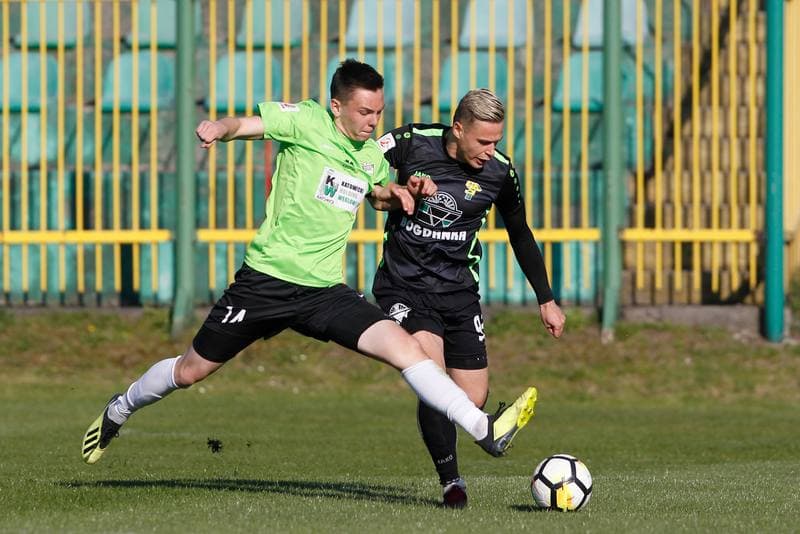 Football. II Liga. Rozwoj Katowice - Gornik Leczna. 18.04.2019