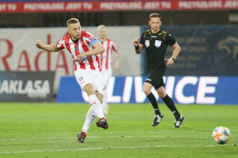 Football. Lotto Ekstraklasa. Piast Gliwice - Cracovia Krakow. 26.04.2019