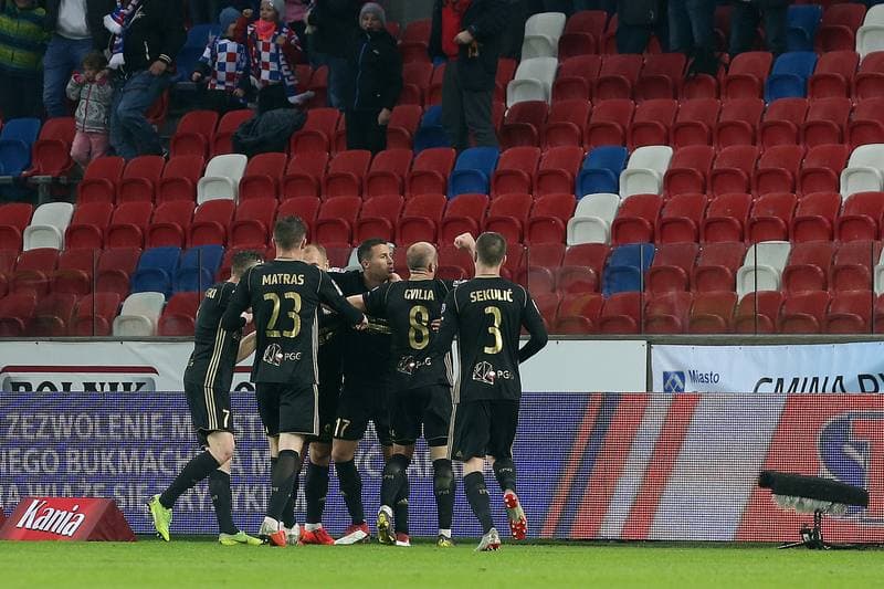 Football. Lotto Ekstraklasa. Gornik Zabrze - Zaglebie Sosnowiec. 29.04.2019
