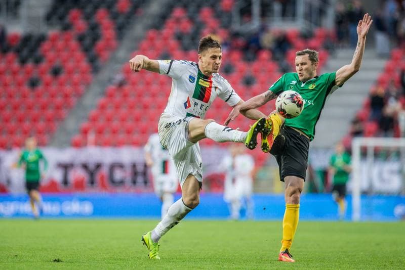 Football. Fortuna I Liga. GKS Tychy - GKS 1962 Jastrzebie. 01.05.2019