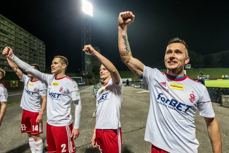 Football. Fortuna I Liga. GKS 1962 Jastrzebie - LKS Lodz. 04.05.2019