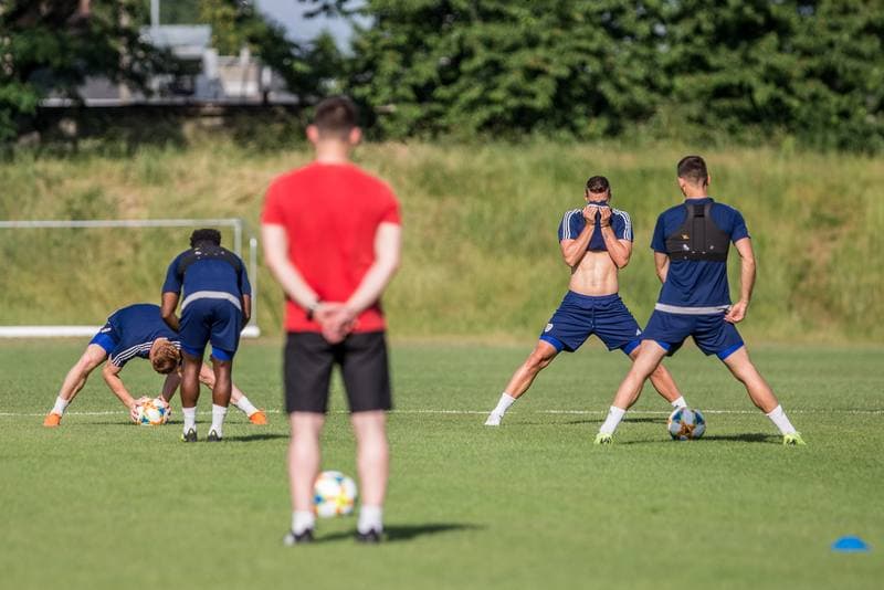 Football. Piast Gliwice. Training. 12.06.2019