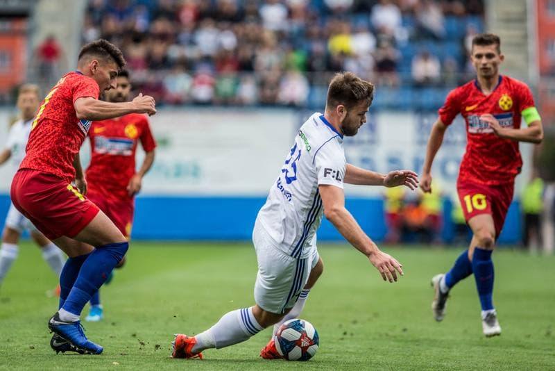 Football. UEFA Europa League. FK Mlada Boleslav - FCSB. 15.08.2019