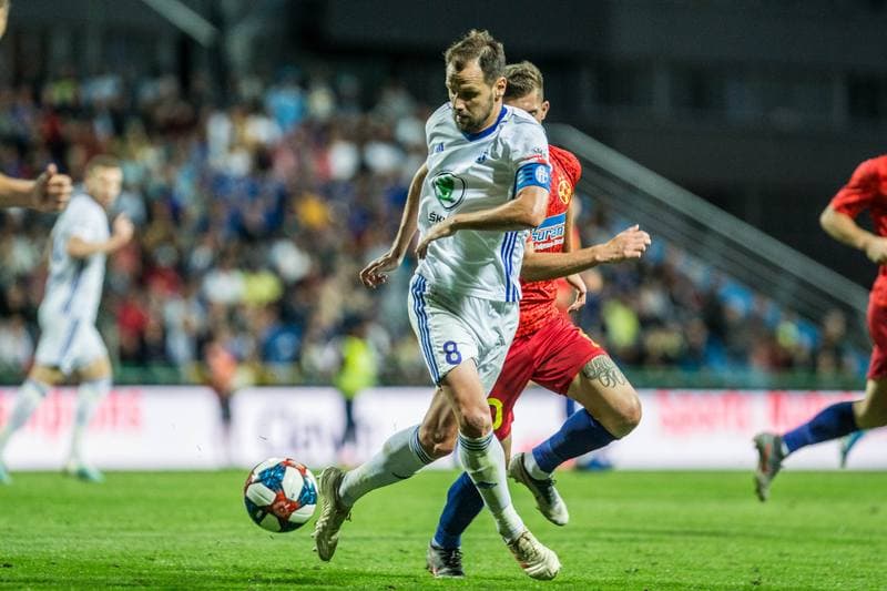 Football. UEFA Europa League. FK Mlada Boleslav - FCSB. 15.08.2019