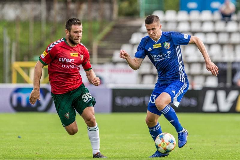 Football. Fortuna I Liga. Zaglebie Sosnowiec - Miedz Legnica. 17.08.2019