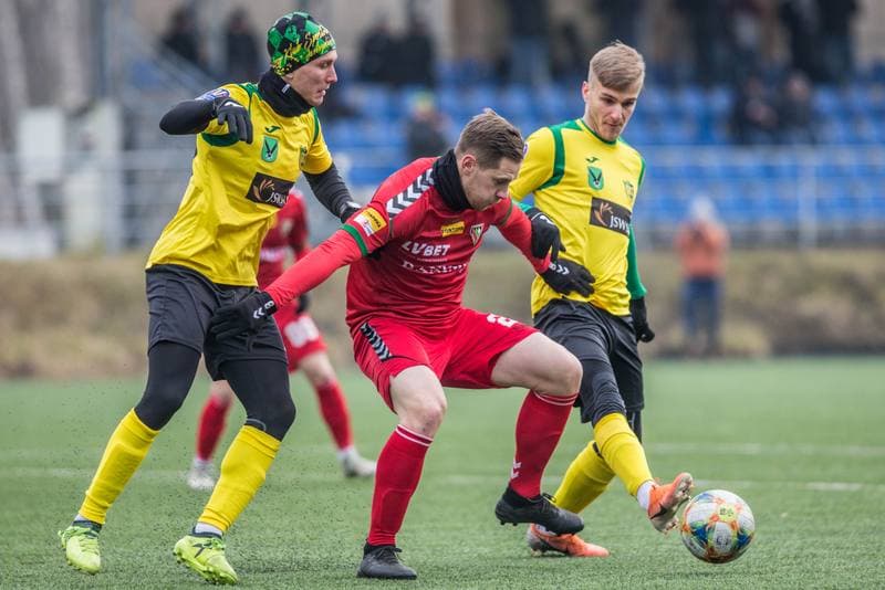 Football. Sparing. GKS Jastrzebie - Zaglebie Sosnowiec. 22.01.2020