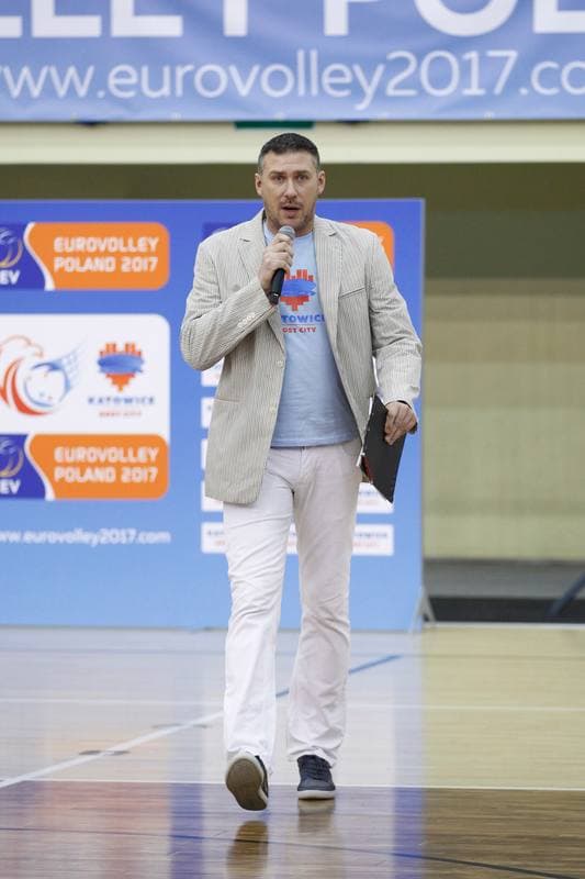 Volleyball. European Championship. Promotional Action. 05.12.2016