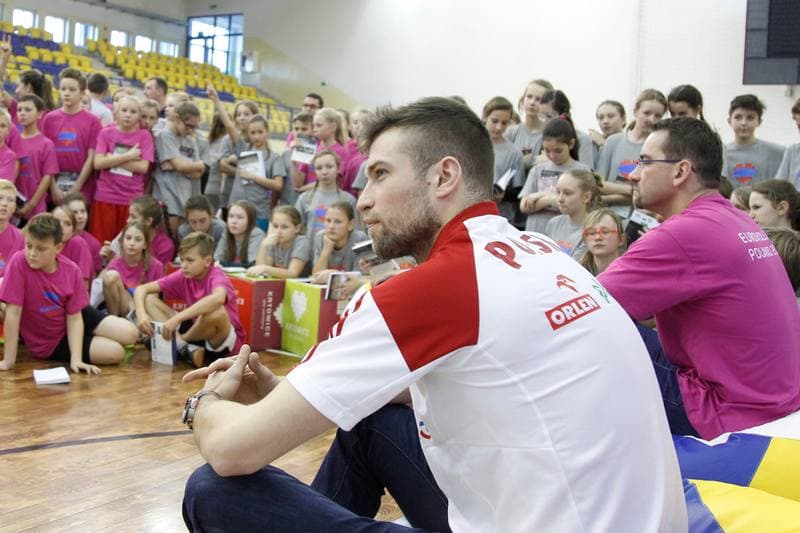 Volleyball. European Championship. Promotional Action. 05.12.2016