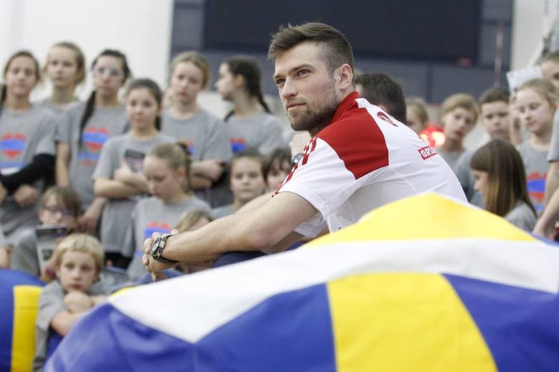 Volleyball. European Championship. Promotional Action. 05.12.2016