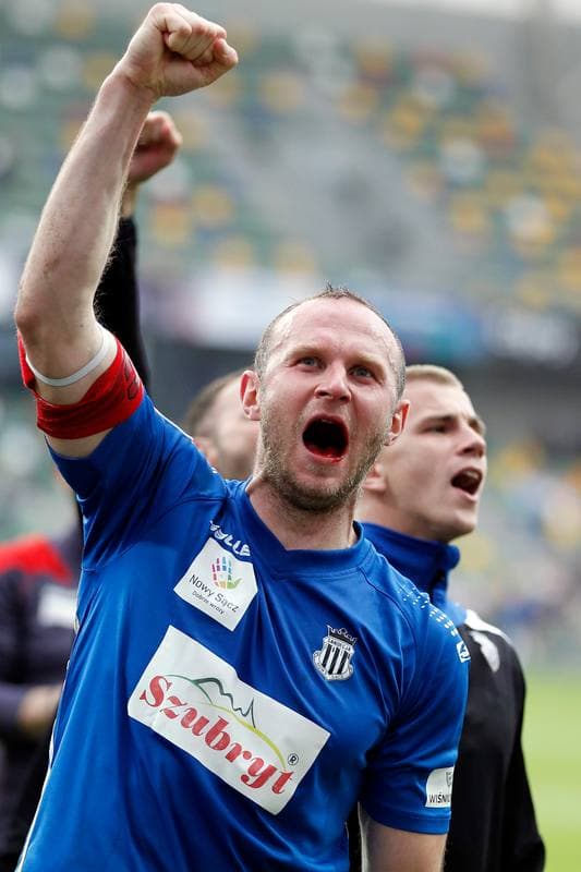 Football. Nice I Liga. Podbeskidzie Bielsko-Biala - Sandecja Nowy Sacz. 20.05.2017