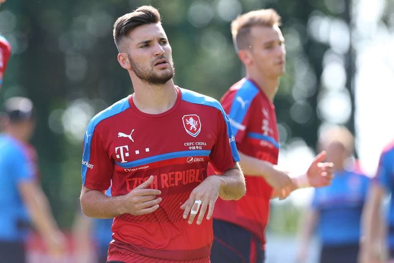 Football. Czech Republic. Training. 15.06.2017
