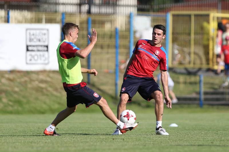 Football. Czech Republic. Training. 15.06.2017