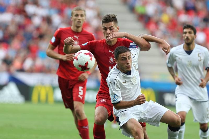 Football. UEFA European U21 Championship. Czech Republic - Italy. 21.06.2017