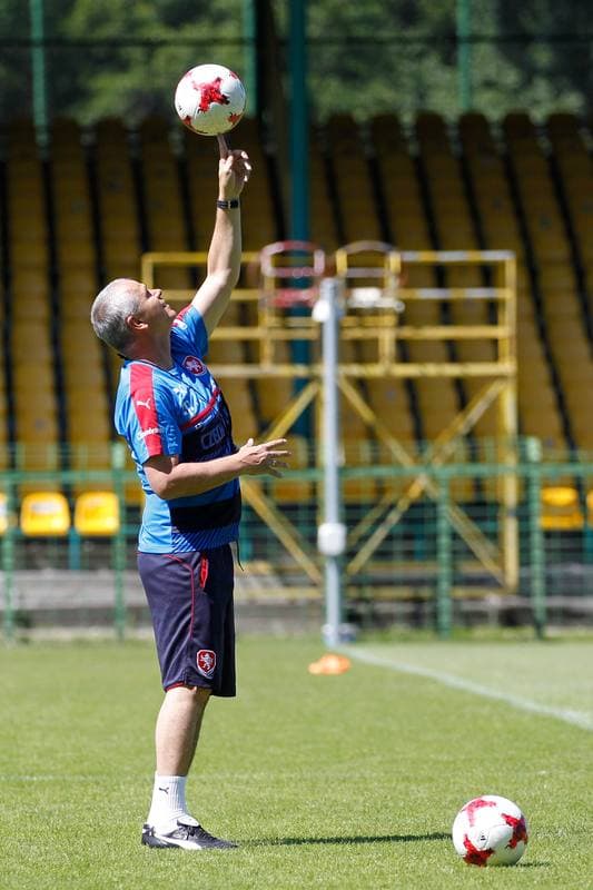 Football. Czech Republic. Training. 22.06.2017