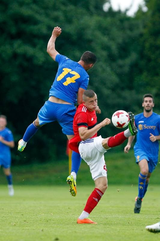 Football. Sparing. Gornik Zabrze - Zemplin Michalovce. 08.07.2017