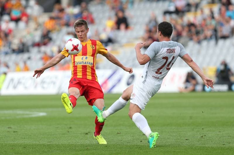 Football. Lotto Ekstraklasa. Korona Kielce - Zaglebie Lubin. 17.07.2017