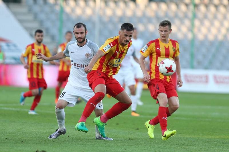 Football. Lotto Ekstraklasa. Korona Kielce - Zaglebie Lubin. 17.07.2017