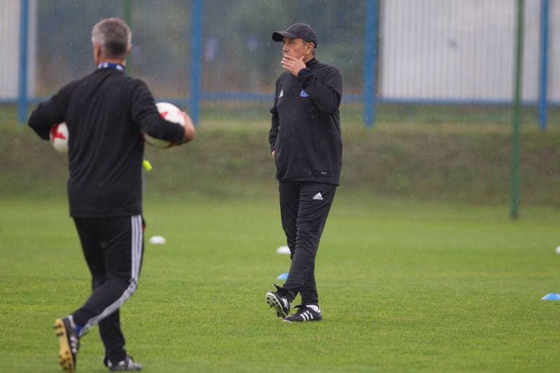Football. Ruch Chorzow. Training. 11.09.2017
