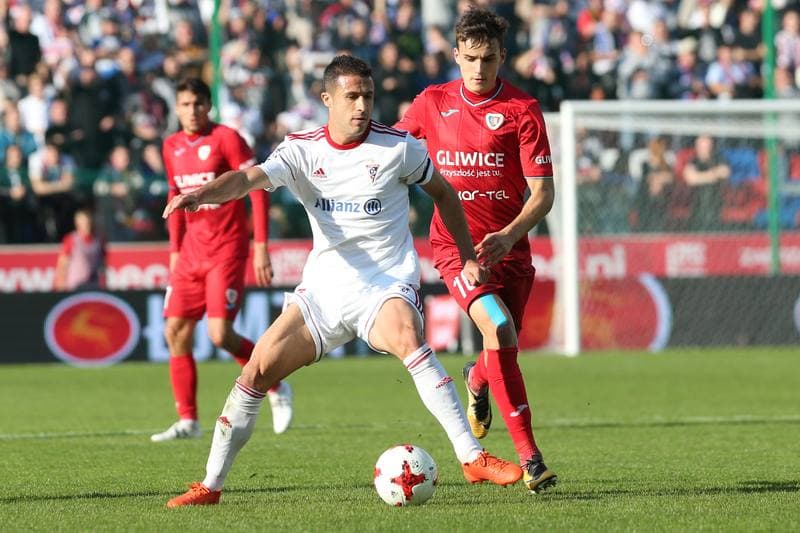Football. Lotto Ekstraklasa. Gornik Zabrze - Piast Gliwice. 01.10.2017