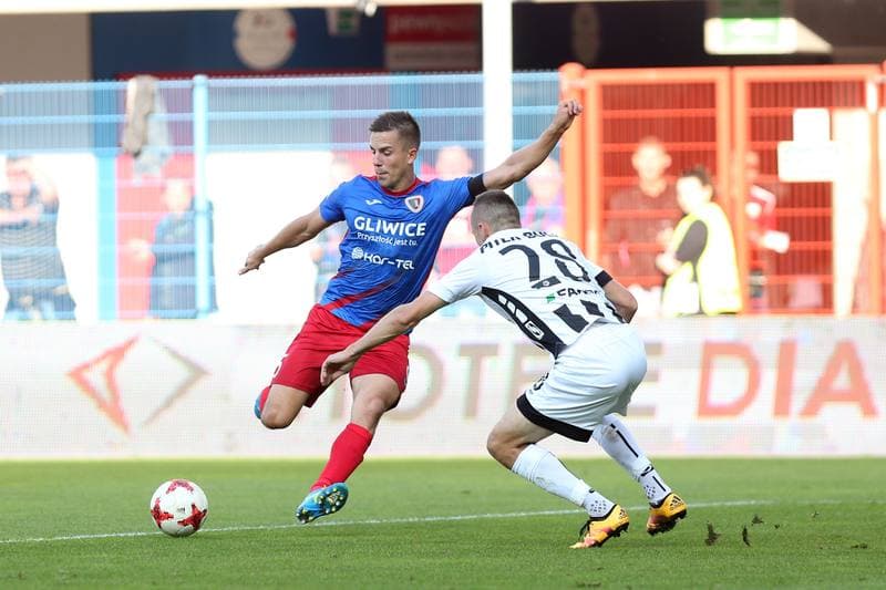 Football. Lotto Ekstraklasa. Piast Gliwice - Sandecja Nowy Sacz. 14.10.2017