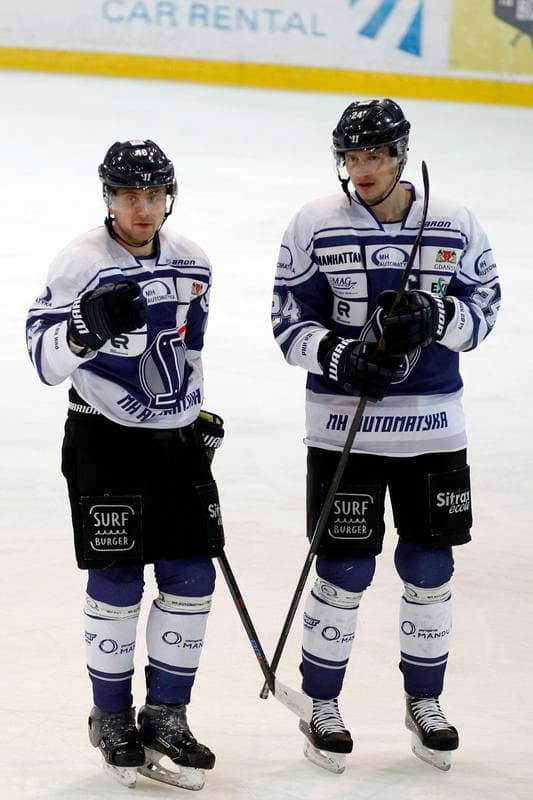 Ice Hockey. Polska Hokej Liga. SMS PZHL Katowice - MH Automatyka Gdansk. 23.10.2017