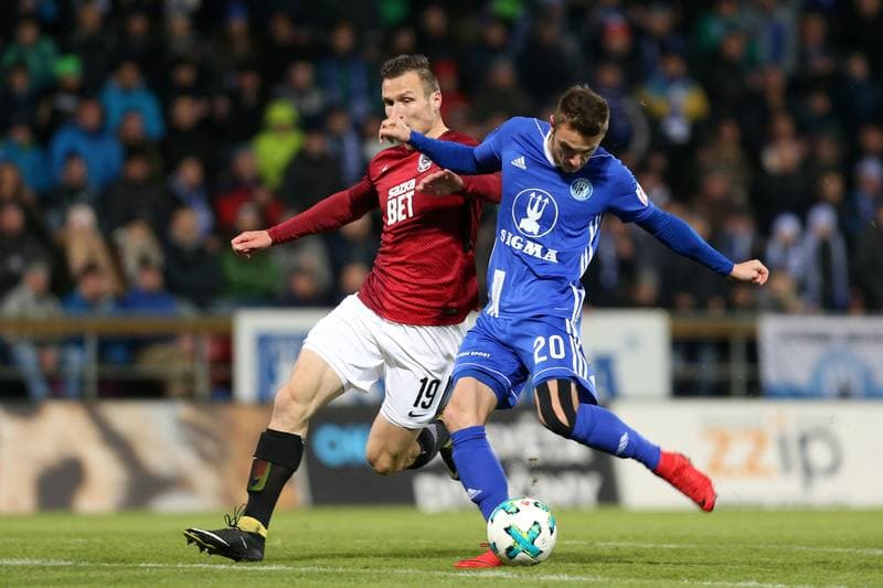 Football. Het Liga. Sigma Olomouc - Sparta Prague. 26.11.2017