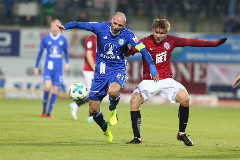 Football. Het Liga. Sigma Olomouc - Sparta Prague. 26.11.2017