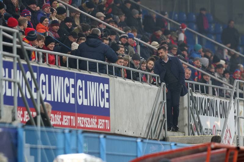 Football. Lotto Ekstraklasa. Piast Gliwice - Lech Poznan. 03.12.2017