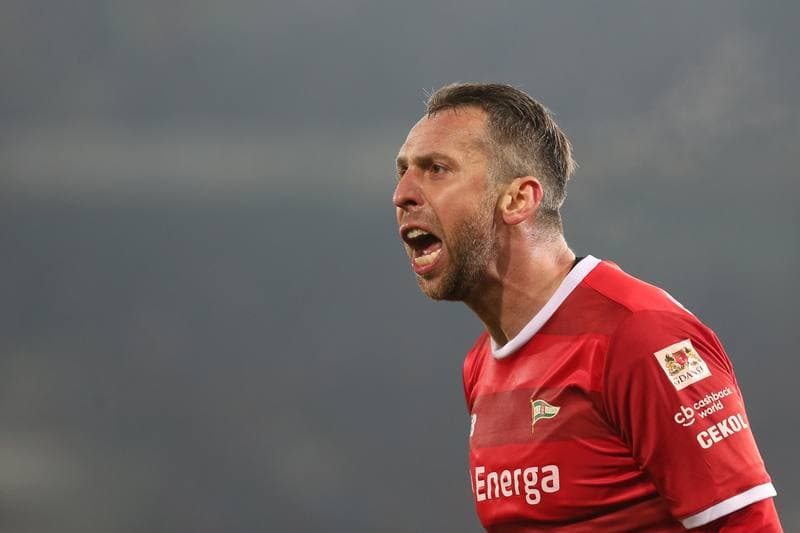 Football. Lotto Ekstraklasa. Gornik Zabrze - Lechia Gdansk. 08.12.2017