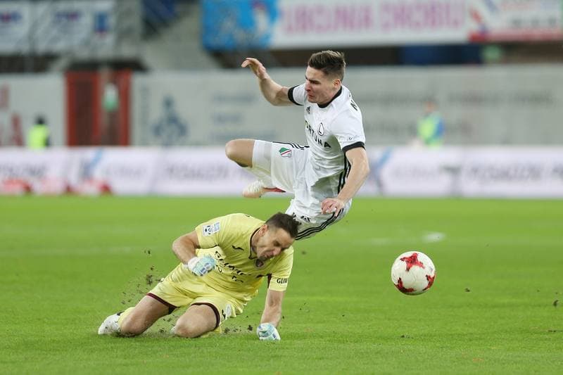 Football. Lotto Ekstraklasa. Piast Gliwice - Legia Warsaw. 12.12.2017