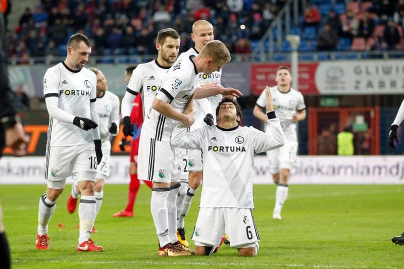 Football. Lotto Ekstraklasa. Piast Gliwice - Legia Warsaw. 12.12.2017