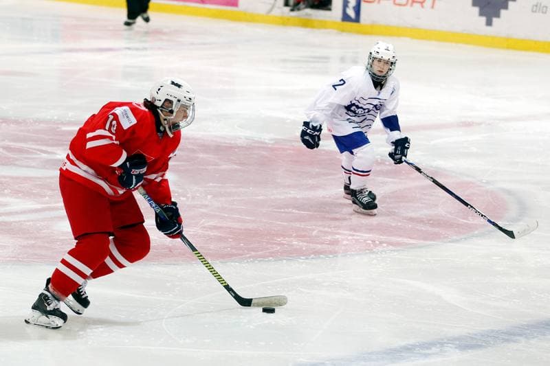 Ice Hockey. Women's U18. Poland - France. 03.01.2018